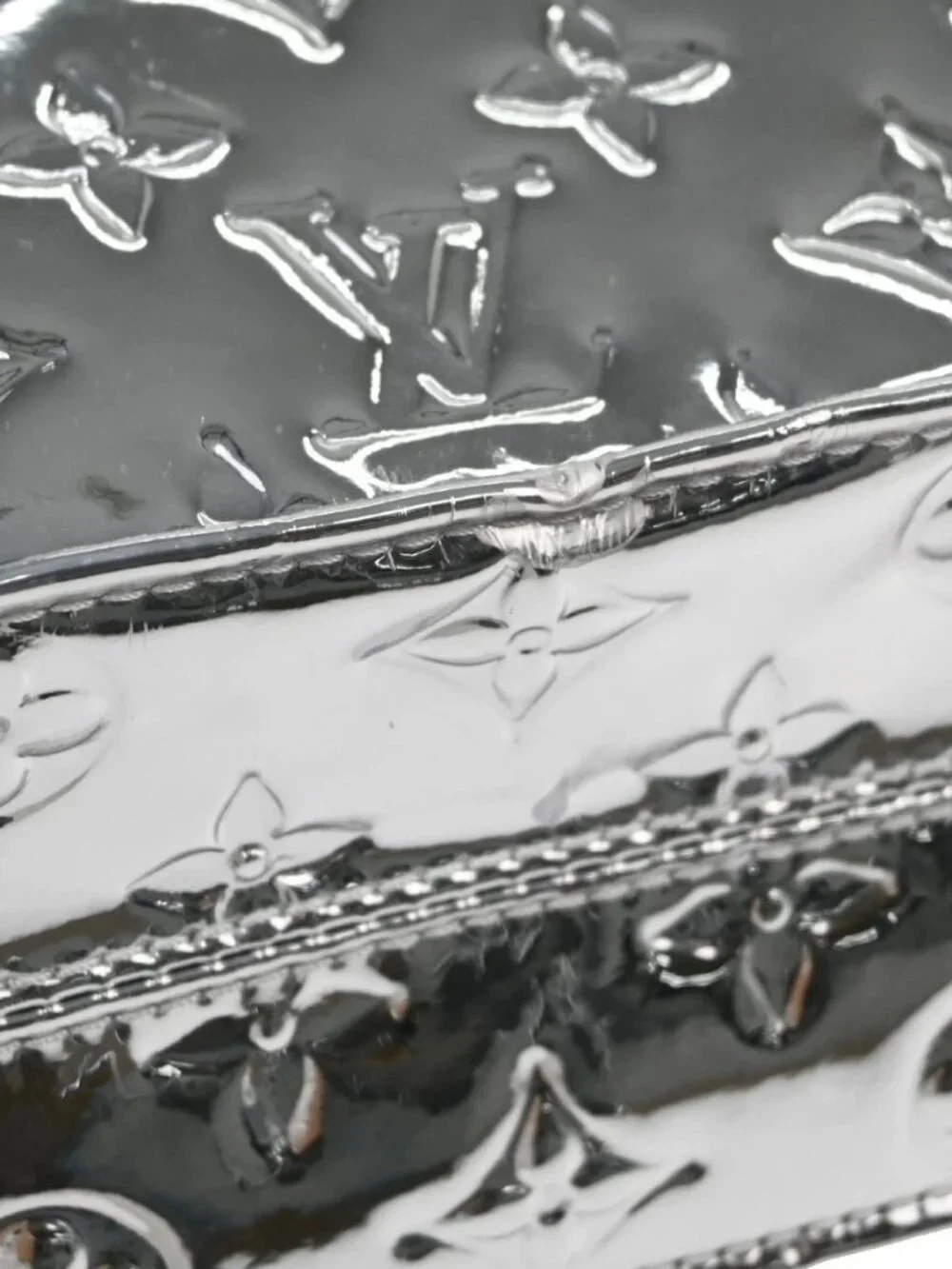 Louis Vuitton Silver Monogram Miroir